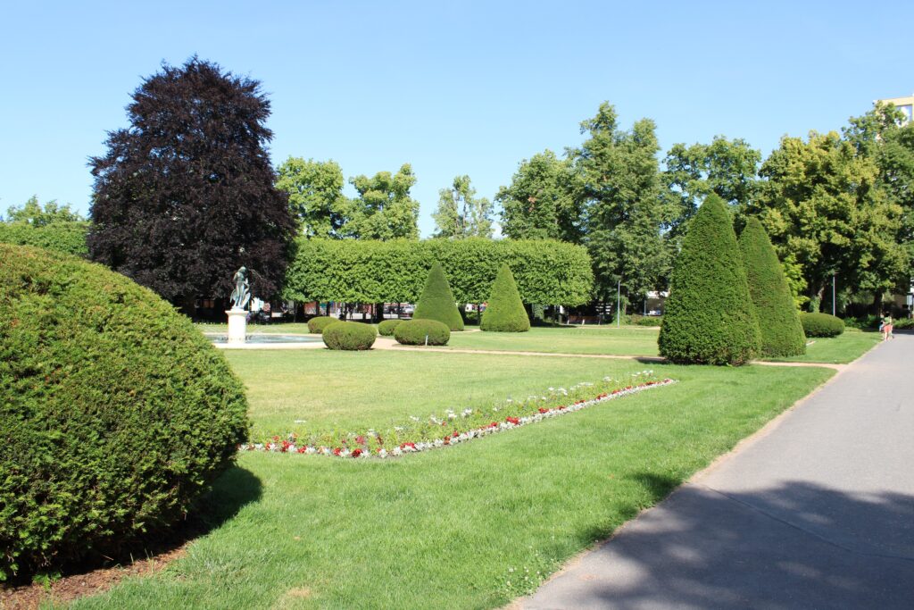 lázeňský park Poděbrady