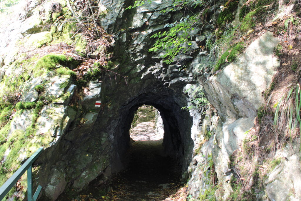 Tunel - výlet Riegrova stezka